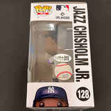 Jazz Chisholm Jr. Signed Baseball Funko Pop #128 JSA Autographed