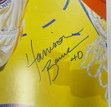 Harrison Barnes Golden State Warriors Signed Basketball 20x30 Photo PSA