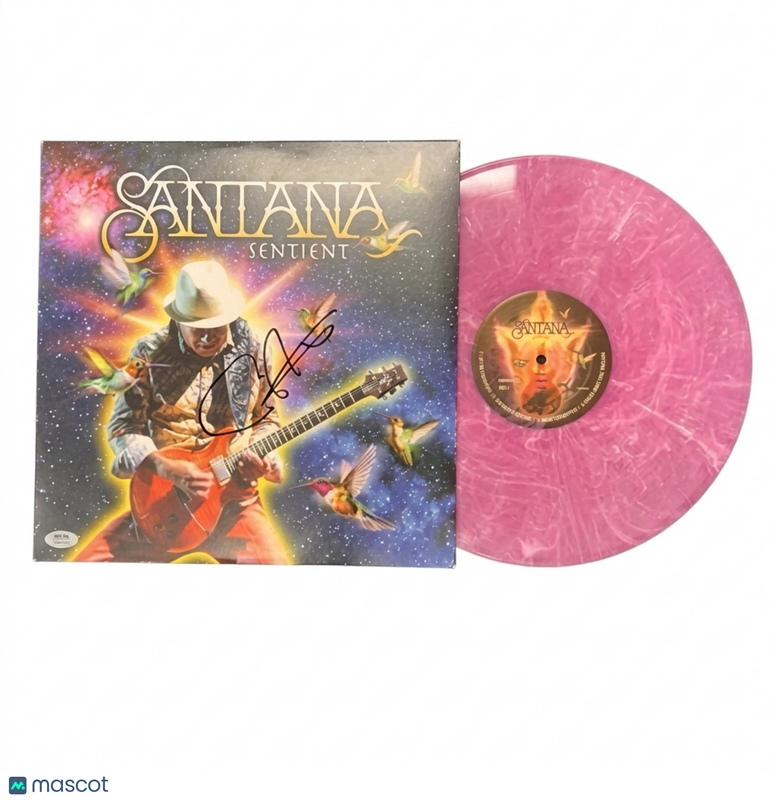 Carlos Santana Signed Sentient Vinyl PSA Album Autographed
