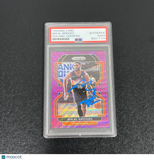 2021-22 Panini Prizm #27 Mikal Bridges Signed Card AUTO PSA Slabbed Suns