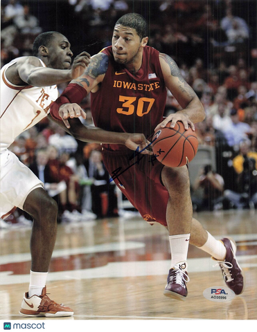 ROYCE WHITE signed 8x10 photo PSA/DNA Iowa State Cyclones Autographed
