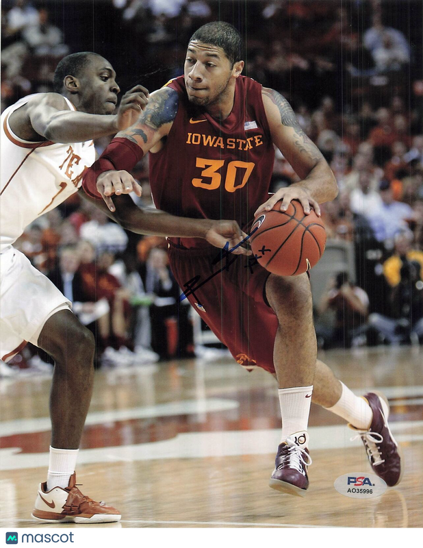 ROYCE WHITE signed 8x10 photo PSA/DNA Iowa State Cyclones Autographed