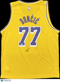 Luka Doncic Signed Jersey PSA Los Angeles Lakers Autographed