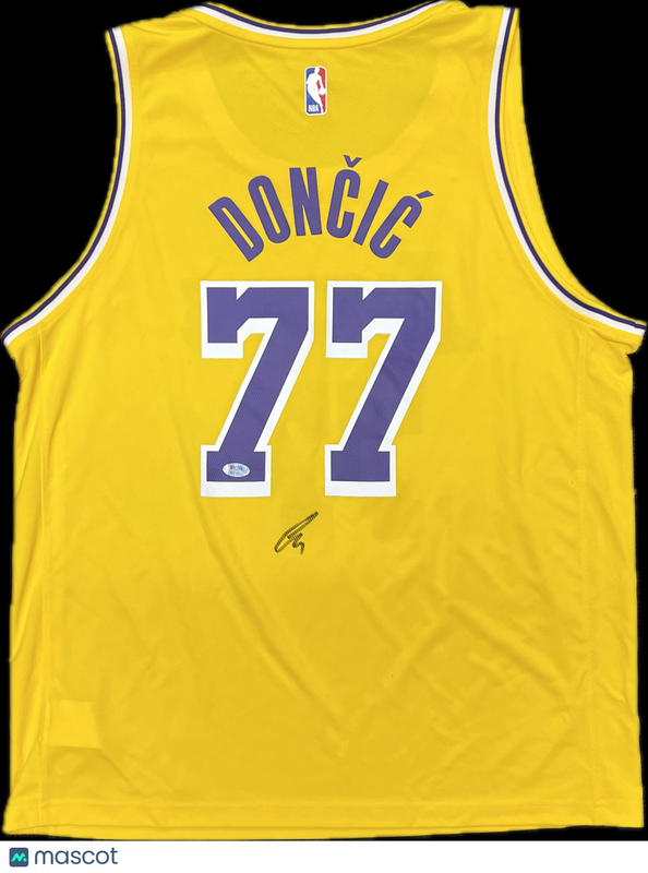 Luka Doncic Signed Jersey PSA Los Angeles Lakers Autographed