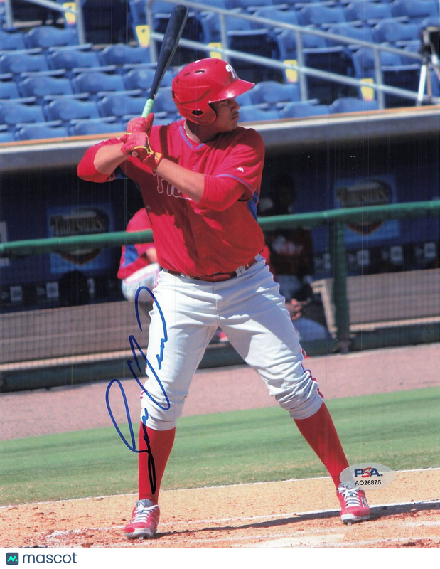 Jhailyn Ortiz signed 8x10 photo PSA/DNA Philadelphia Phillies Autographed