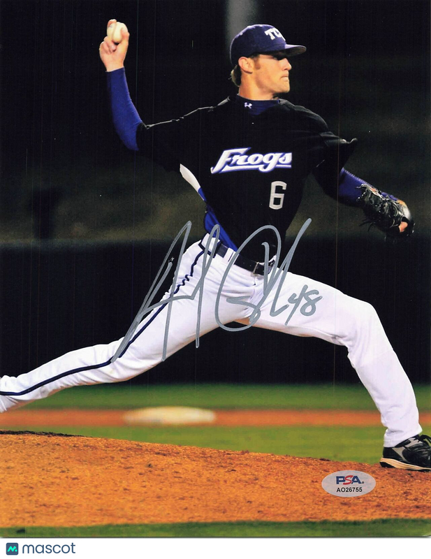 Andrew Cashner Signed 8x10 Photo PSA Autographed TCU