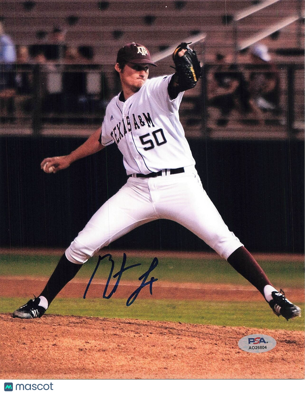 Barret Loux Signed 8x10 Photo PSA/DNA Texas A&M Aggies Autographed