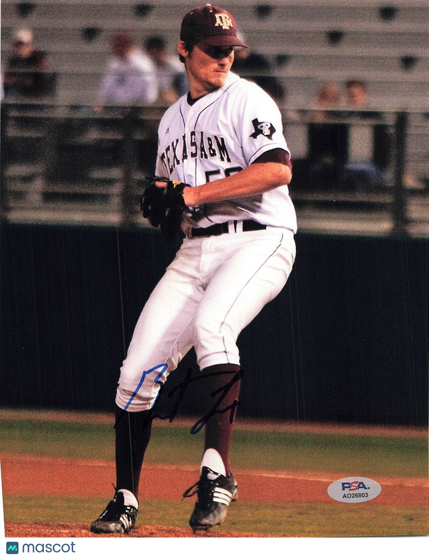 Barret Loux Signed 8x10 Photo PSA/DNA Texas A&M Aggies Autographed