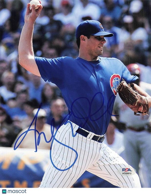 Randy Wells signed 8x10 photo PSA/DNA Chicago Cubs Autographed