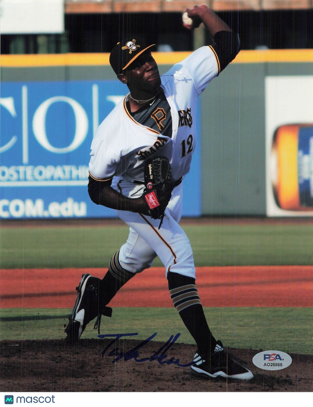 Taylor Hearn signed 8x10 photo PSA/DNA Pittsburgh Pirates Autographed
