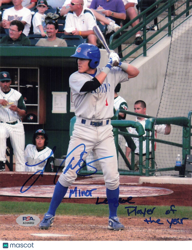 Logan Watkins signed 8x10 photo PSA/DNA Autographed Chicago Cubs