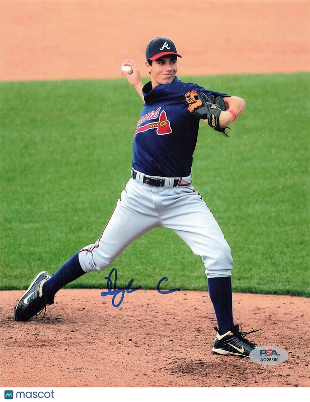 Dylan Cease signed 8x10 photo Atlanta Braves PSA/DNA Autographed