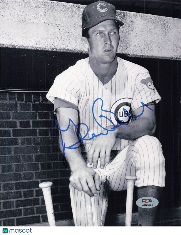 Glenn Beckert signed 8x10 photo PSA/DNA Chicago Cubs Autographed