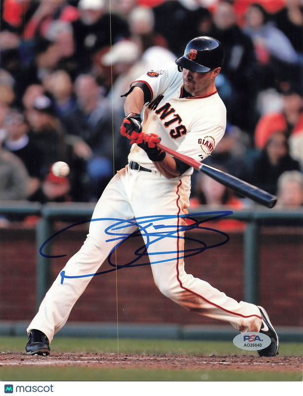 Nate Schierholtz signed 8x10 photo PSA/DNA San Francisco Giants Autographed