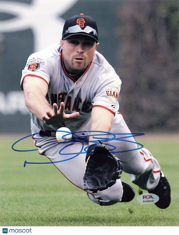 Nate Schierholtz signed 8x10 photo PSA/DNA San Francisco Giants Autographed