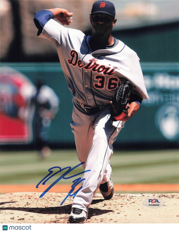 Edwin Jackson signed 8x10 photo PSA/DNA Detroit Tigers Autographed