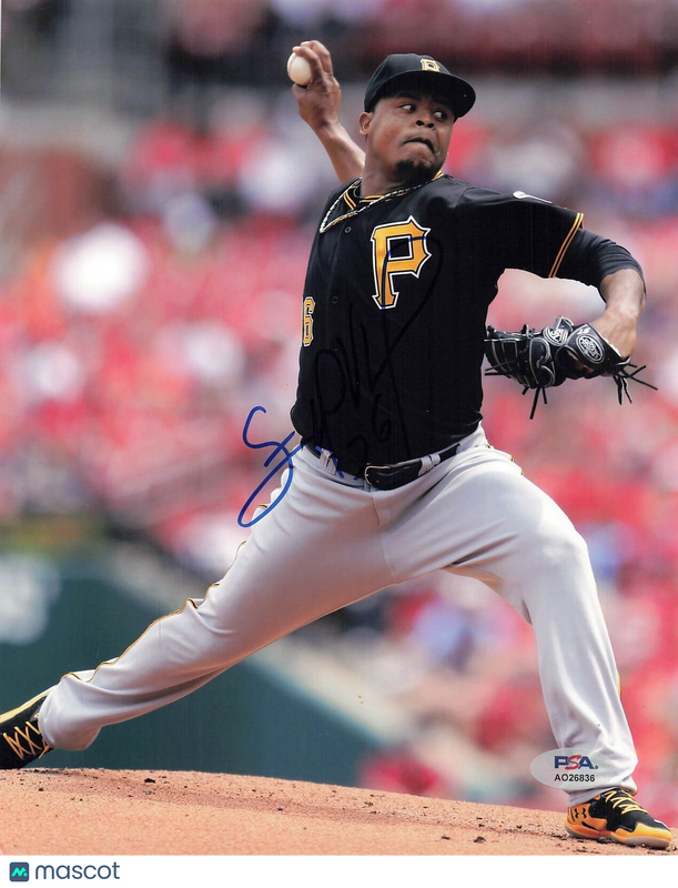EDINSON VOLQUEZ signed 8x10 photo PSA/DNA Pittsburgh Pirates Autographed
