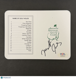 Matt Jones Signed Golf Masters Golf Scorecards PSA Autographed
