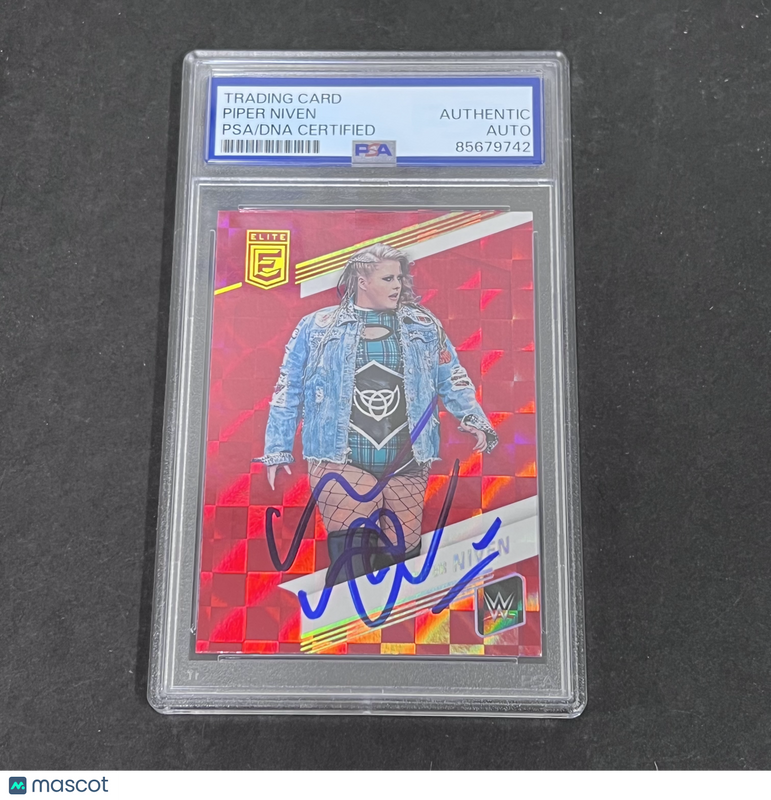 2023 Piper Niven Panini Donruss Elite#9 Signed Card PSA Auto Auth Autographed