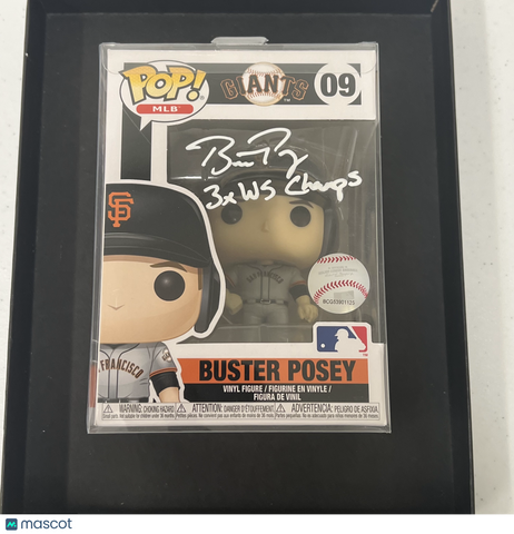 Buster Posey Signed San Francisco Giants Funko Pop PSA