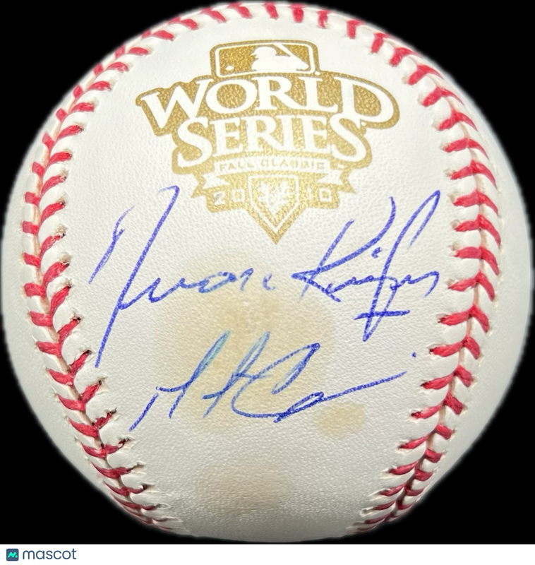 Matt Cain Signed MLB 2010 World Series Baseball PSA Autographed