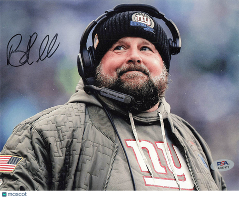 Brian Daboll Signed 8x10 Photo PSA New York Giants