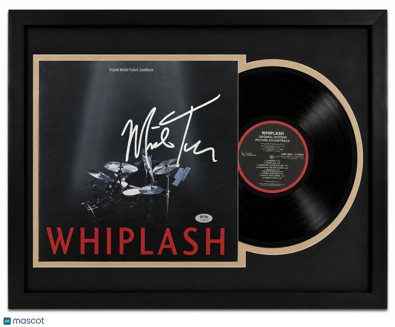 Miles Teller Signed Whiplash Custom Framed Vinyl Album PSA Auth