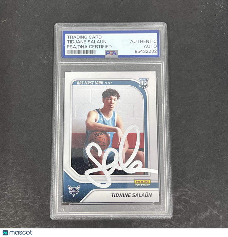 Tidjane Salaun 2024-25 Panini Instant Basketball#RPS-6 Signed Card PSA Autographed