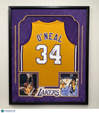 Shaquille O'Neal Signed Jersey PSA Los Angeles Lakers Autographed