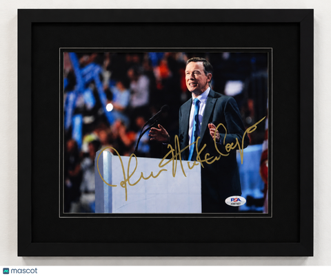 John Hickenlooper signed 8x10 Custom Framed photo PSA/DNA Autographed