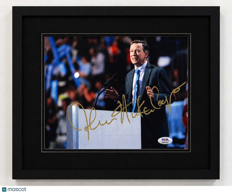 John Hickenlooper signed 8x10 Custom Framed photo PSA/DNA Autographed