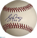 Stephen Piscotty Signed Rawlings MLB baseball PSA Cardinals