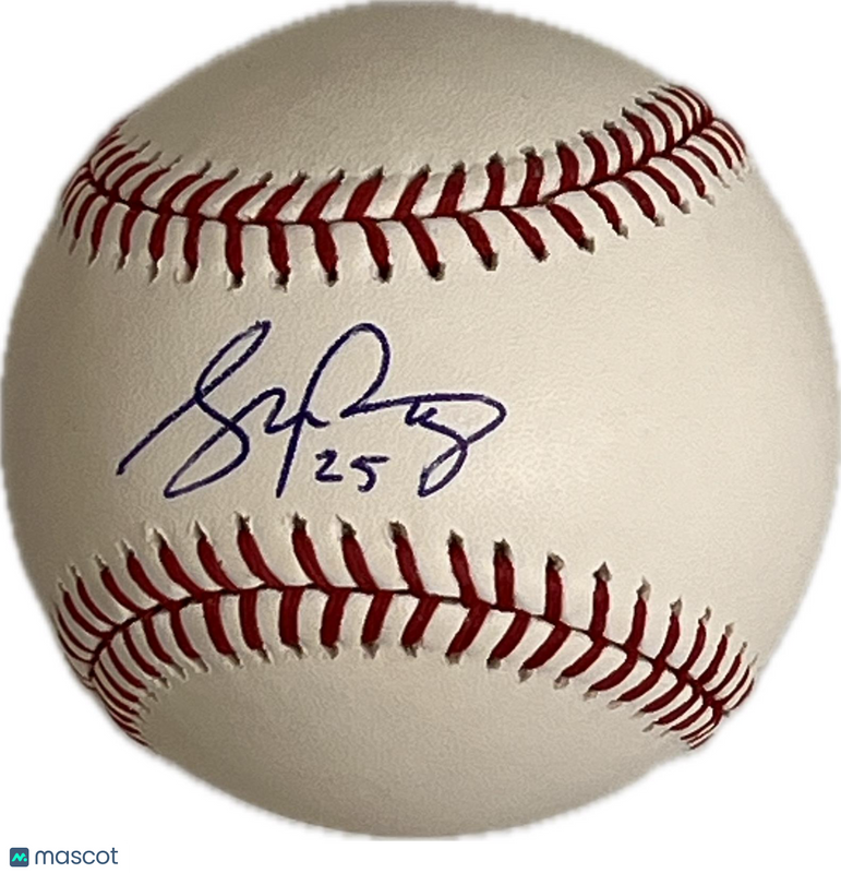 Stephen Piscotty Signed Rawlings MLB baseball PSA Cardinals