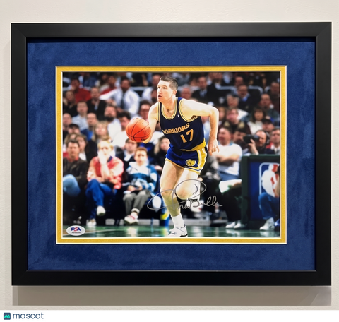 Chris Mullin Golden State Warriors Signed 11x14 Custom Framed Photo PSA