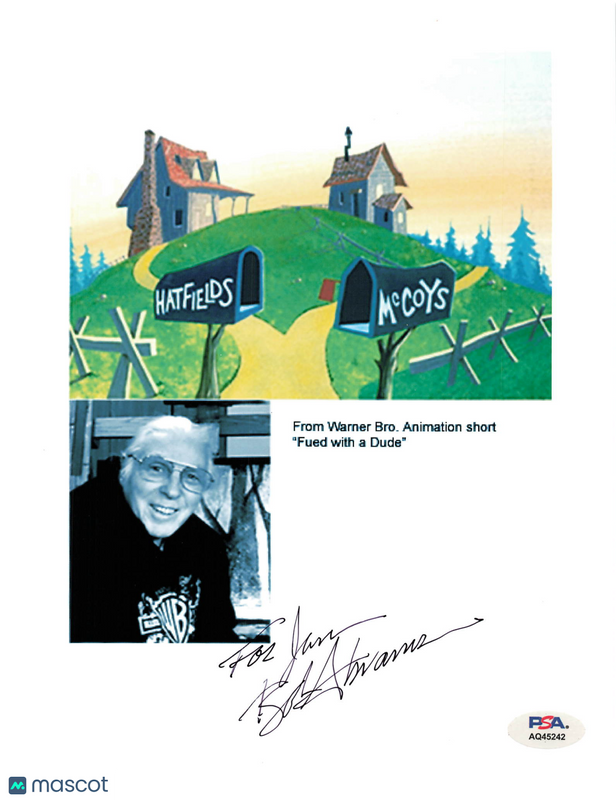 Bob Abrams Signed 8x10 Photo PSA Autographed