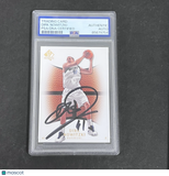 2008 Dirk Nowitzki Upper Deck SPA#98 Signed Card PSA Auto Auth Autographed