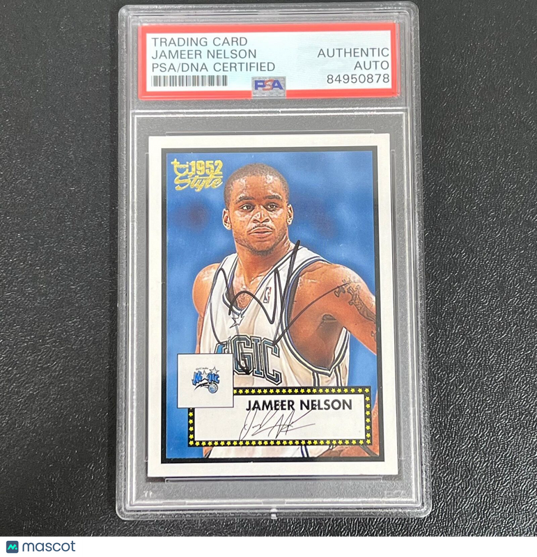 2006-07 Topps Style #57 JAMEER NELSON Signed Card AUTO  PSA Slabbed Magic