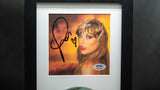Taylor Swift Signed CD Cover Framed PSA/DNA The Life of a Showgirl