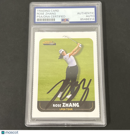 Rose Zhang signed card PSA