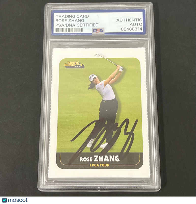 Rose Zhang signed card PSA