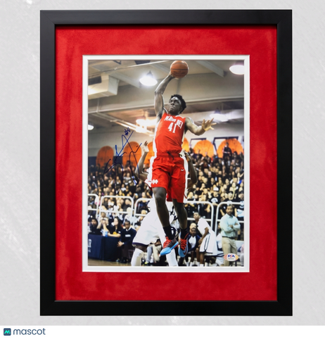 Stanley Johnson Mater Dei Monarchs Signed 11x14 Custom Framed Photo PSA