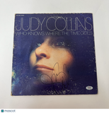 Judy Collins Signed Vinyl Cover PSA Autographed Who Knows Where The Time Goes