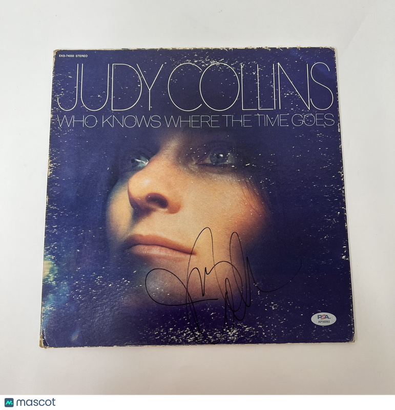 Judy Collins Signed Vinyl Cover PSA Autographed Who Knows Where The Time Goes