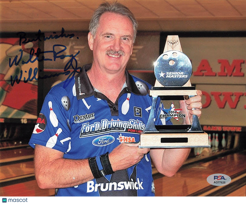 Walter Ray Williams Jr. Signed Bowling 8x10 Photo