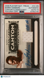 2006 Playoff National Treasures Canton Classics Materials #CC-BS Barry Sanders S