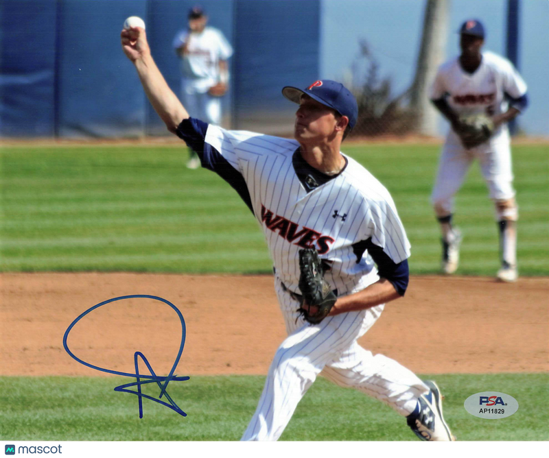 A.J. Puckett Pepperdine Waves Signed 8x10 Photo PSA