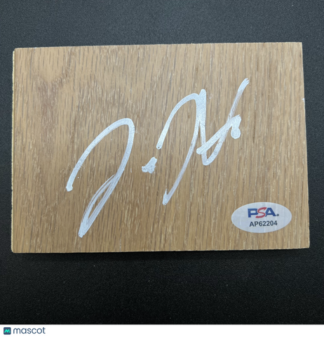 Donte Divencenzo Signed Floorboard PSA Autographed Timberwolves