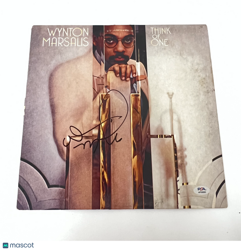 Wynton Marsalis Signed Vinyl Cover PSA/DNA Think Of One Autographed