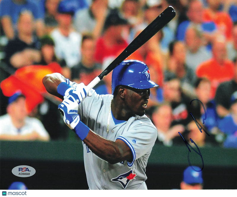 Anthony Alford Toronto Blue Jays Signed 8x10 Photo PSA