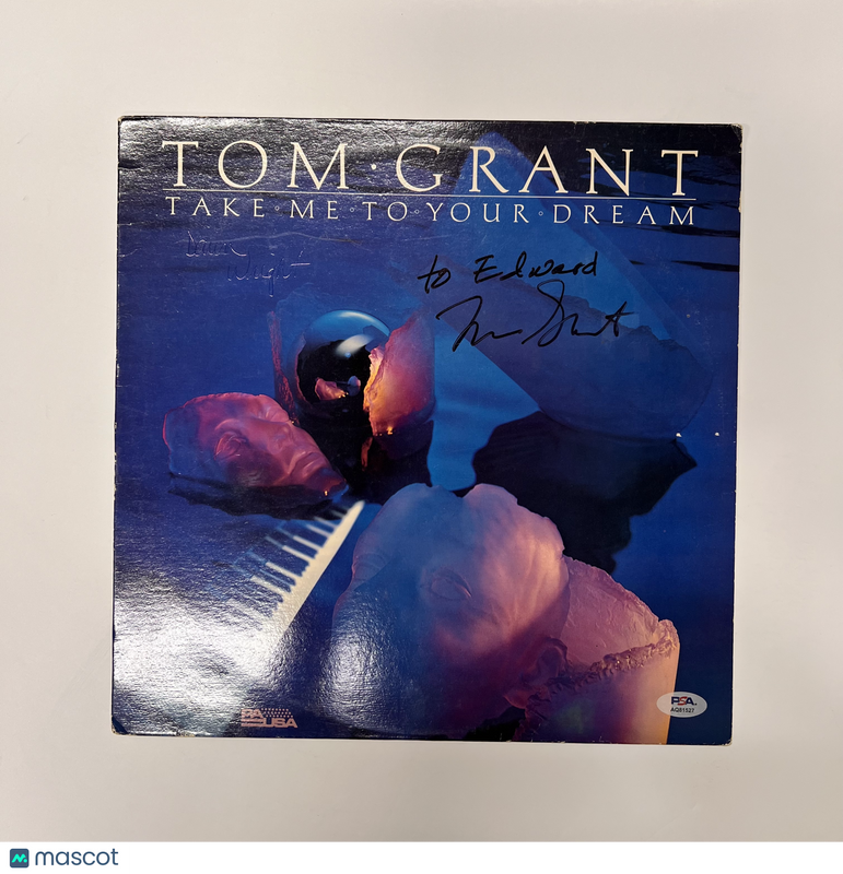 Tom Grant Signed Take Me to Your Dream Vinyl Album PSA Autographed